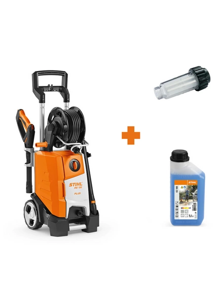 STIHL Myjka wysokociśnieniowa RE 130 PLUS + FILTR+ PŁYN CC100-1L