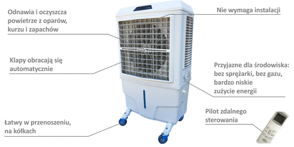 Klimatyzer ewaporacyjny przenośny MASTER BIOCOOLER BC80