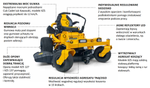 Traktorek Kosiarka Zero-skręt CUB CADET XZ5 L137 + olej + dostawa gratis! OD RĘKI!