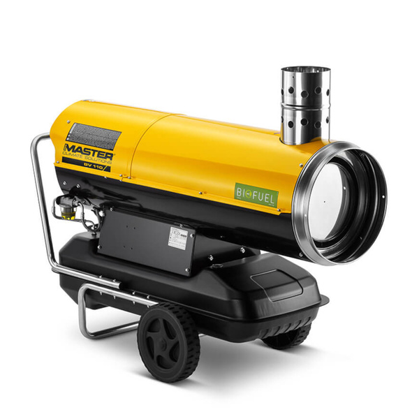 Nagrzewnica olejowa MASTER BV 110 E - 34 kW, z odprowadzaniem spalin