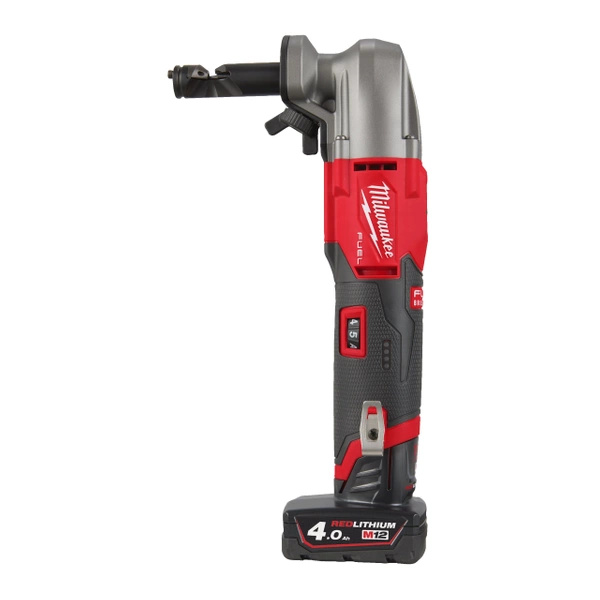 Nożyce do blachy MILWAUKEE M12FNB16-402X, z akumulatorami, z walizką