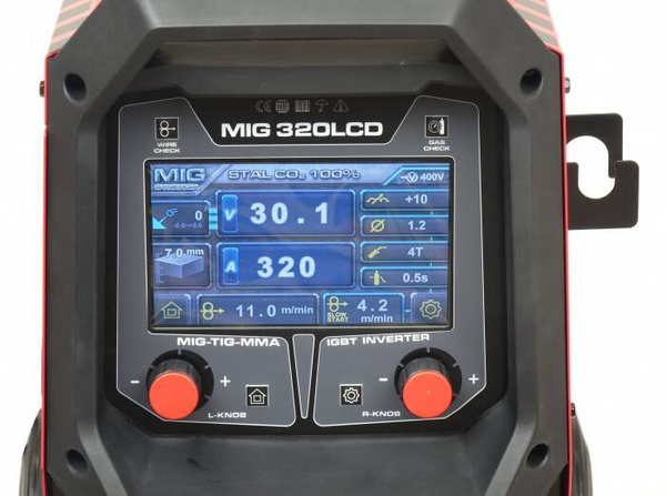 Półautomat spawalniczy IDEAL TECNO MIG 320 LCD SYNERGIC