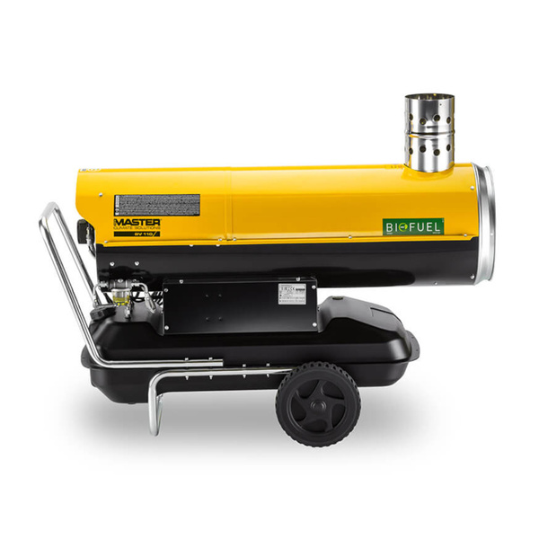 Nagrzewnica olejowa MASTER BV 110 E - 34 kW, z odprowadzaniem spalin