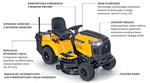 Kosiarka traktorek ogrodowy CUB CADET LT3 PR105 + olej + dostawa gratis! OD RĘKI!